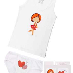 1489 GIRL CLOTHING VEST SLIP PRINCES - GIFT IDEA