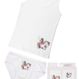 1490 GIRL CLOTHING VEST SLIP UNICORN - GIFT IDEA